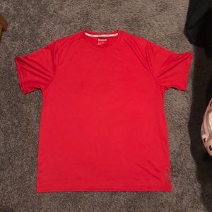 Red Men’s Reebok T-shirt